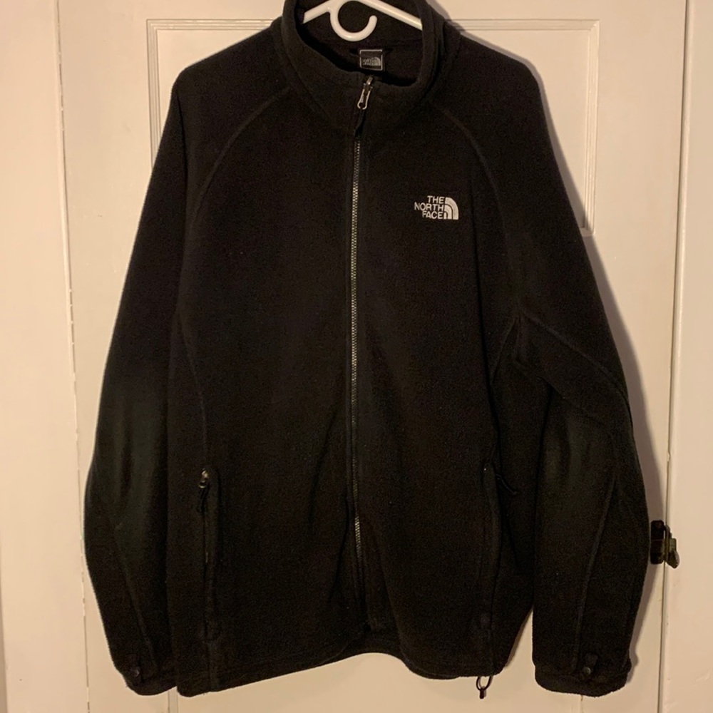 Fleece North Face Zip Up Jacket